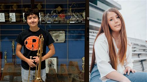Rockwall HS Students, Horacio Arenas and Ashlyn Sisco, Earn Place in All-State  